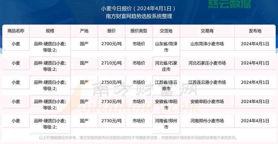 河南最新小麦价格行情分析，市场动态、趋势预测与科普解读