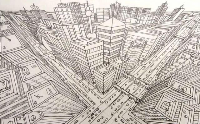 透视画法最新探索，一段温馨的绘画之旅