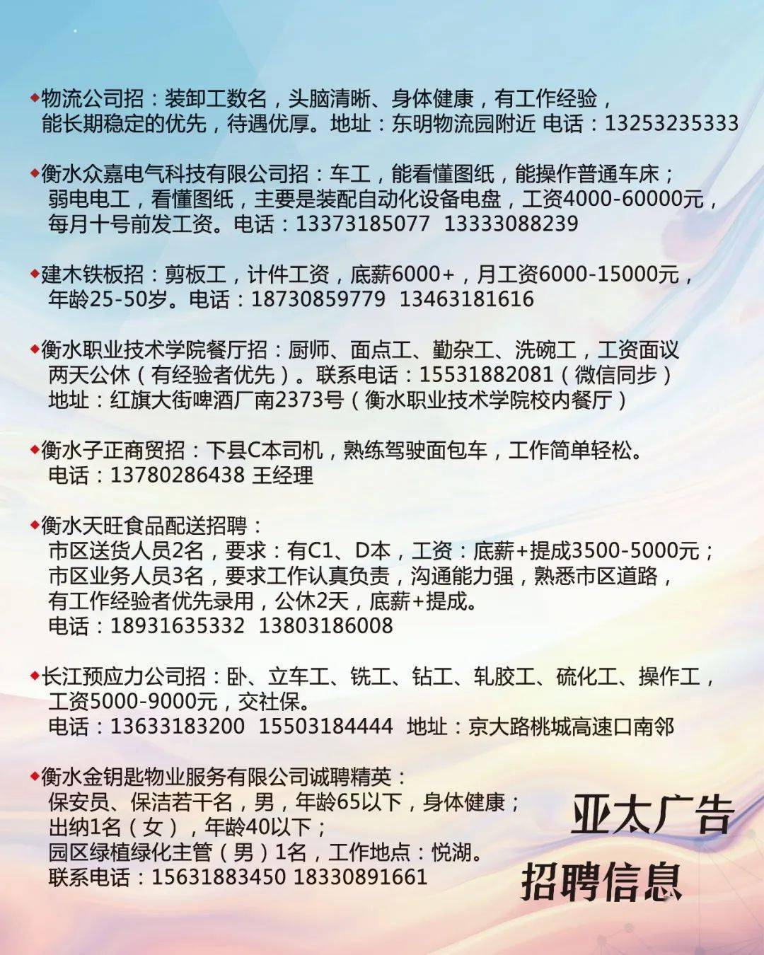 招聘信息