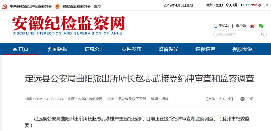 审查和监察调查